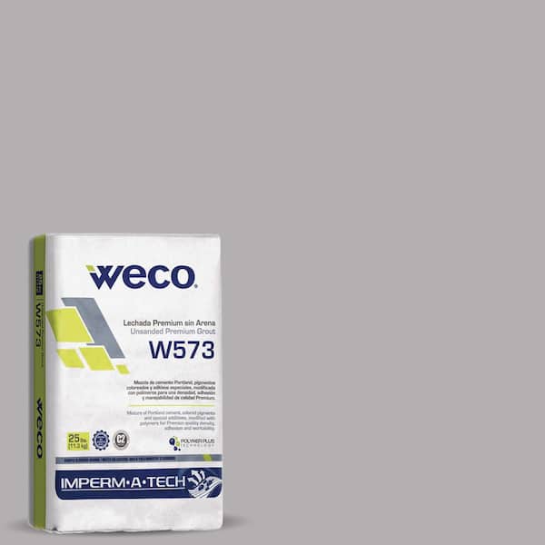 WECO W-573 Silver Gray 25 lb. Unsanded Grout for Wall and Floor