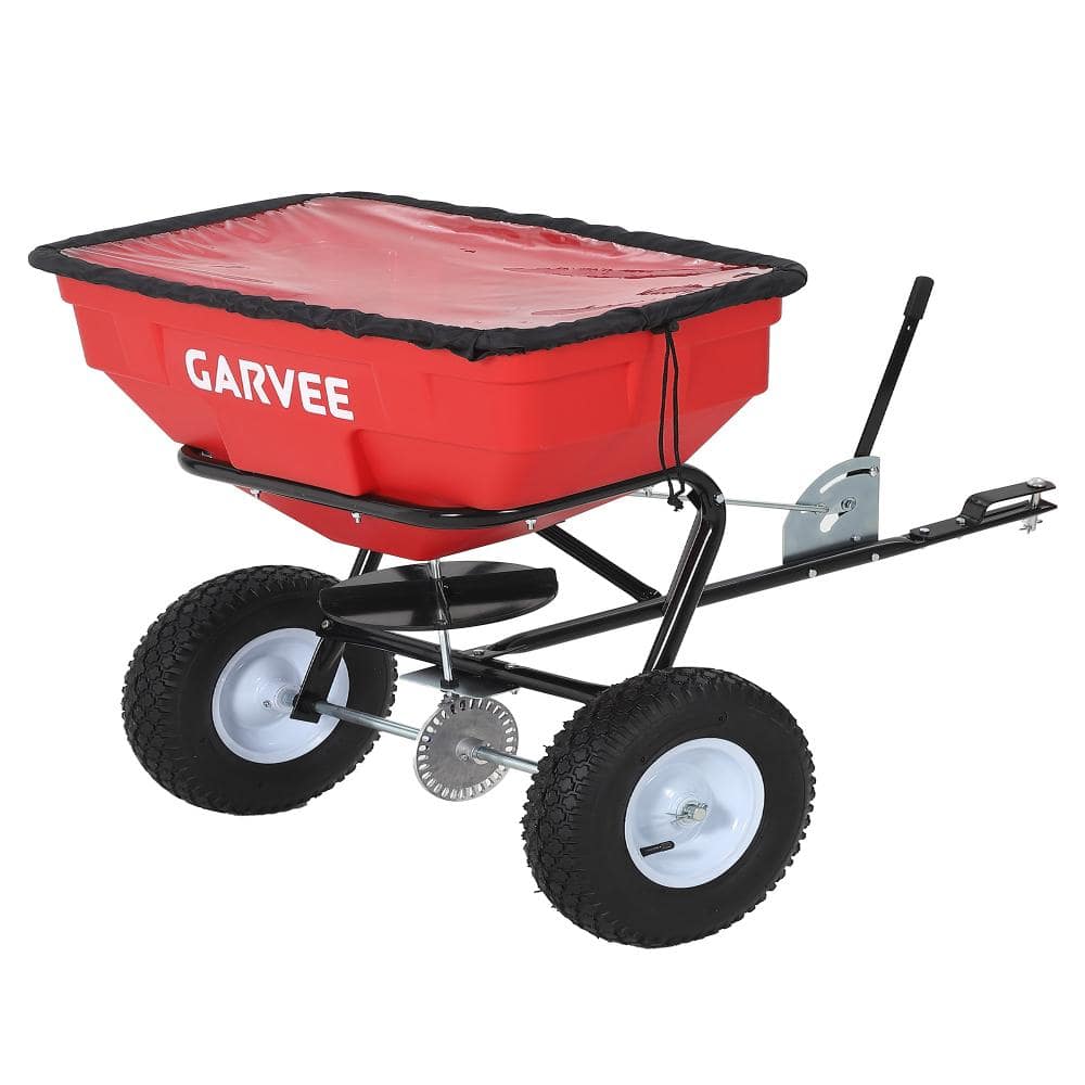 Heavy Duty 130L Tow & Pull Behind Broadcast Spreader with 30 Current Settings, Auto-Stop Dual Impeller, Global Hitch price history on PriceWatchPro