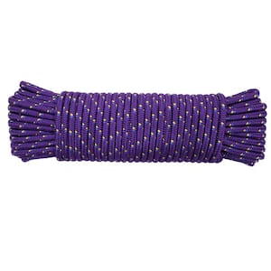 3/8 in. x 75 ft. Multi-Colored Braided Poly Rope