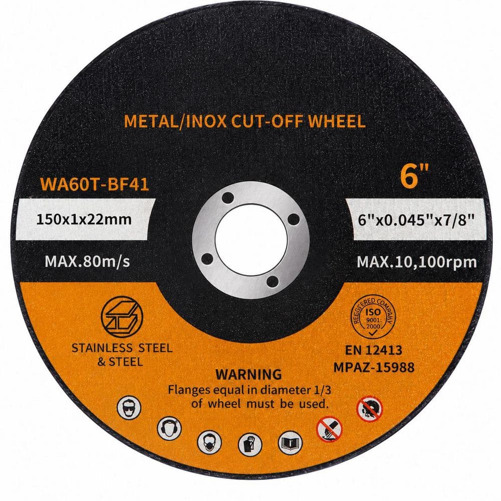 6 Inch Aluminum Oxide Cut Off Wheels with Ultra-Thin Design for Metal Stainless Steel Angle Grinder 25 Pack price history on PriceWatchPro