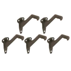 Oil Rubbed Bronze Steel and Zinc Construction Standard Handrail Bracket (5-Pack)