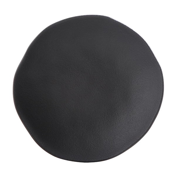 PORTO BRASIL 16.85 fl. oz. Matte Black Stoneware Organic Bowl (Set of 6)