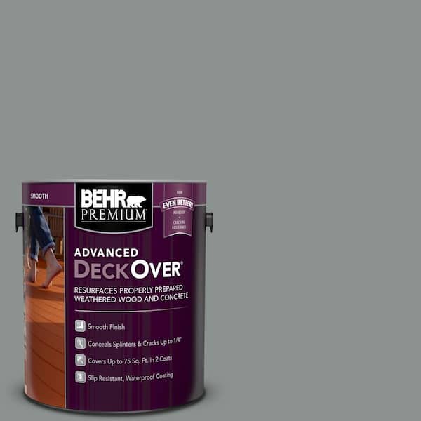 BEHR Premium Advanced DeckOver 1 gal. #SC-125 Stonehedge Smooth Solid Color Exterior Wood and Concrete Coating