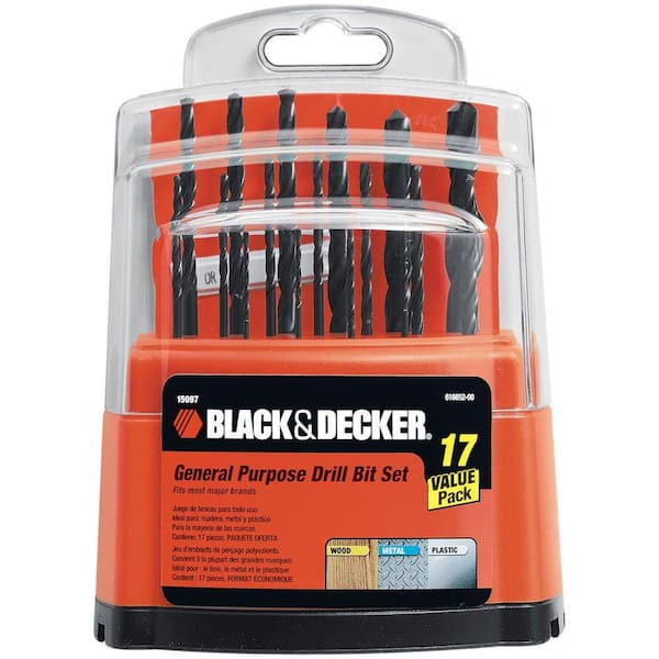 BLACK+DECKER Work Bench Drill Bit Set (17-Piece)