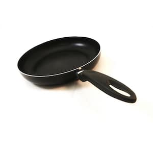 Professional 12 in. Aluminum Nonstick Frying Pan in Black