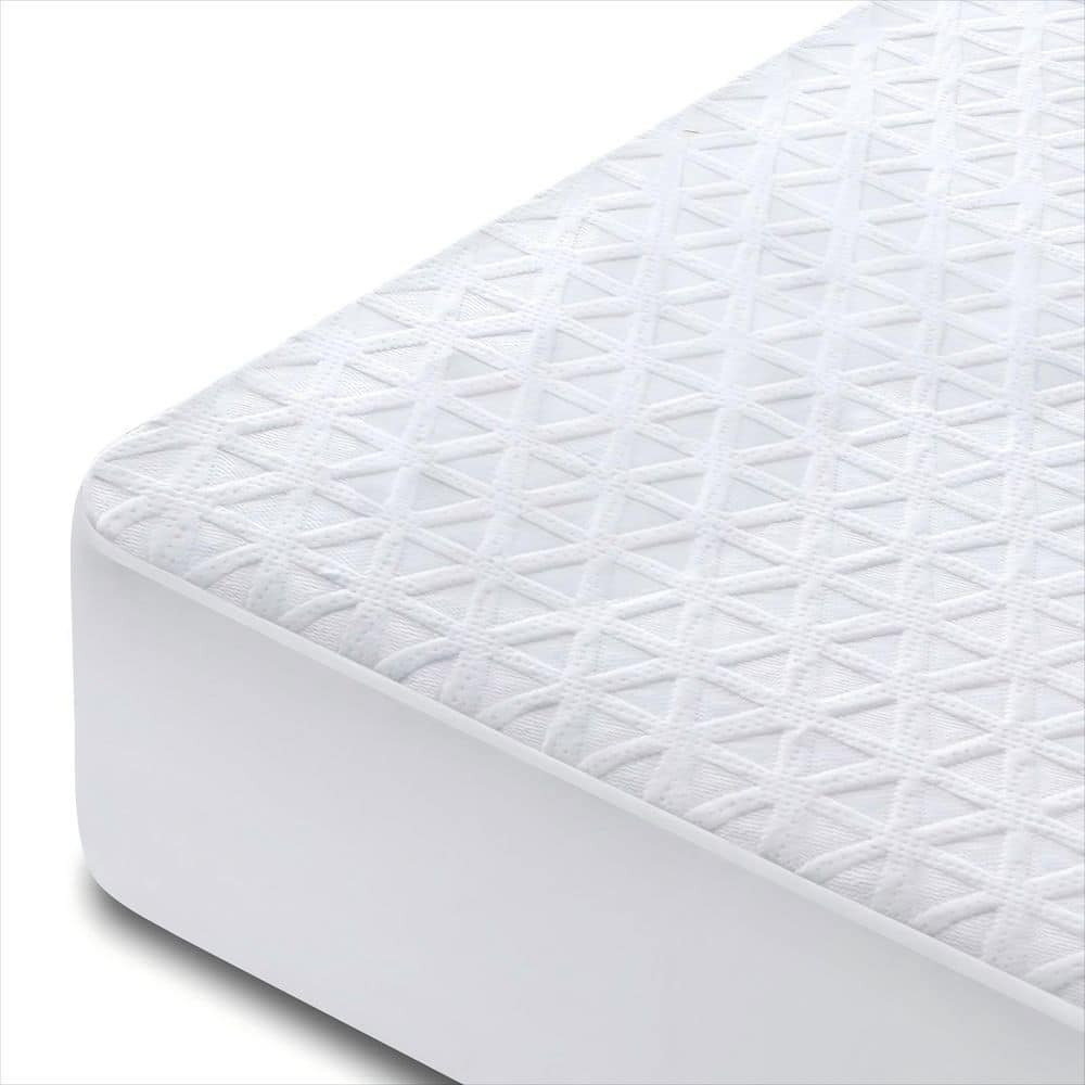 Premium Polyester Waterproof Mattress Protector, Breathable Bed Cover 3D Air Fabric Cooling Mattress Pad Cover, King price history on PriceWatchPro