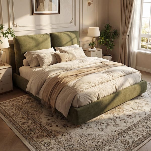 Green - Queen - Platform Beds - The Home Depot