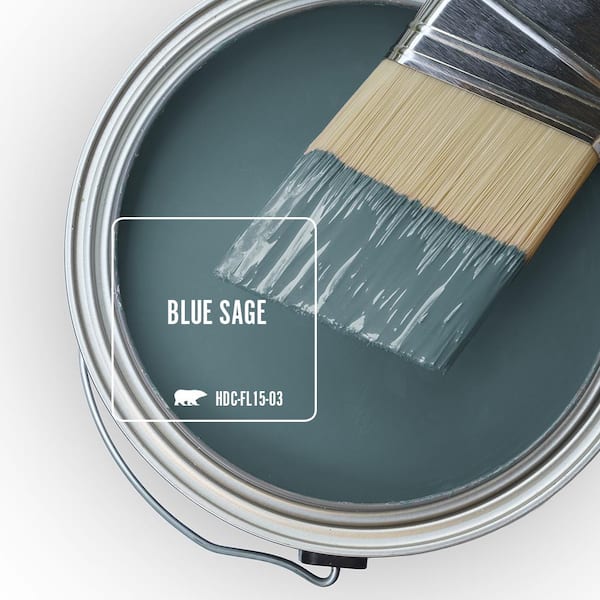 BEHR MARQUEE 1 gal. Home Decorators Collection #HDC-FL15-03 Blue Sage Matte Interior Paint & Primer