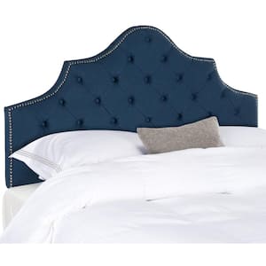 Arebelle Blue King Upholstered Headboard
