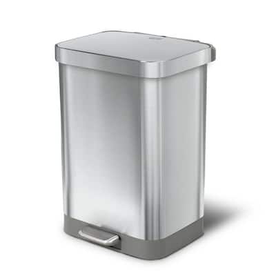 Beamnova Stainless Steel Kitchen Trash Can, Garbage Can