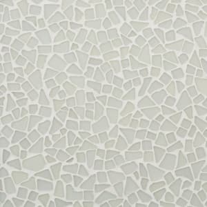 Coralis Arctic White 12 in. x 12 in. Frosted Matte Glass Mosaic Floor and Wall Tile (1 sq. ft./ Each)