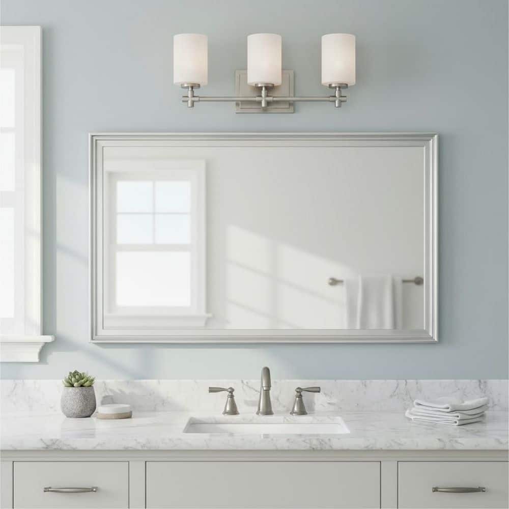 Laurel 19.5 in. 3 Light Brushed Nickel Vanity Light price history on PriceWatchPro
