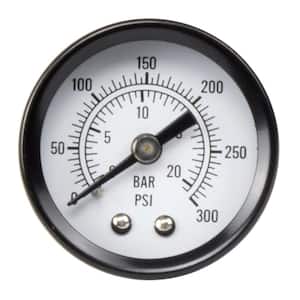 Replacement 1.5 in. Backmount Gauge for Husky Air Compressor