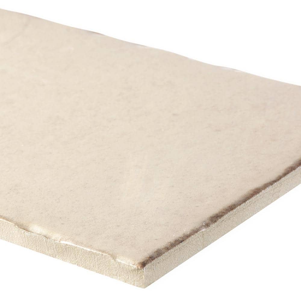 Winston 6" x 12" Beige Polished Porcelain Subway Tile
