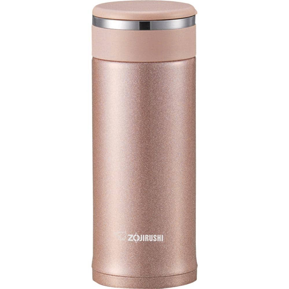 EAN 4974305709219 product image for 11 oz. Pink Champagne Stainless Steel Travel Mug with Tea Leaf Filter | upcitemdb.com