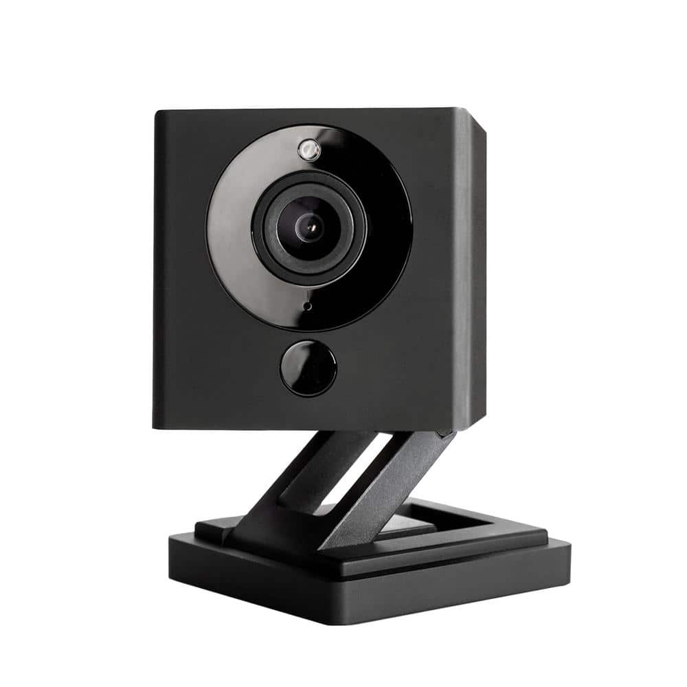 Wyze 1080p Cam HD Wi-Fi Wired Indoor Smart Home Camera, Night Vision 2-Way  Mic Alexa Ready Free 14-Day Cloud Storage, Black WYZEC2BK The Home Depot