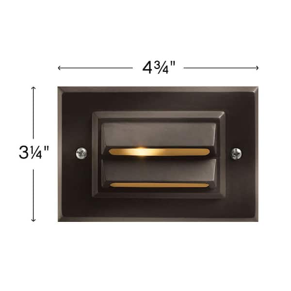 HINKLEY - Deck Horizontal Hardwired Bronze Stair Light