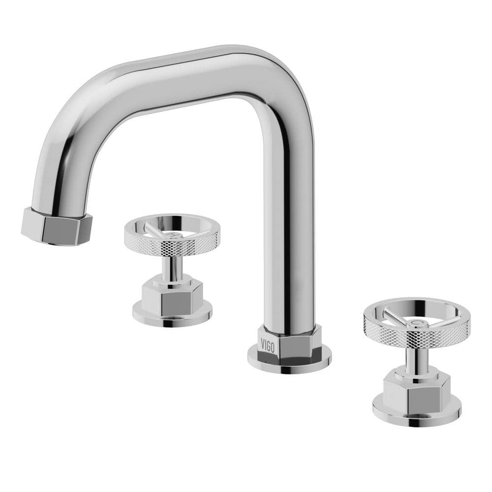 VIGO Hart 7 in. Widespread 2Handle Bathroom Faucet in Chrome VG01305CH