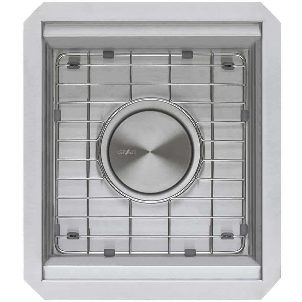 Ruvati Stainless Steel Undermount Kitchen Sink with Mahogany Cutting Board