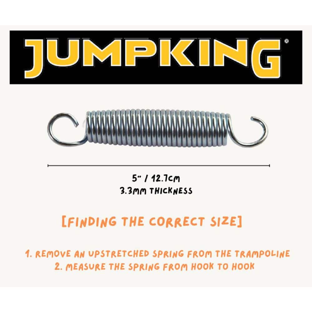 Set of 20 Galvanized Steel Trampoline Springs