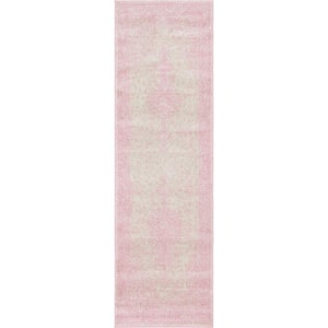 Bromley Midnight Pink 2 ft. x 6 ft. Runner Rug