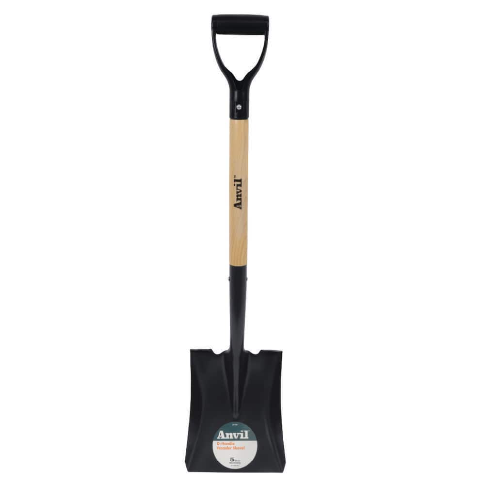Anvil 18 in. Handle, D-Handle Transfer Shovel, Steel Blade PCY-PE