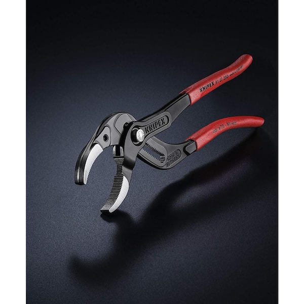 Knipex 81 11 250 Soft Jaw Push Button Waterpump Slip Joint Pliers 250mm  (75mm Capacity)