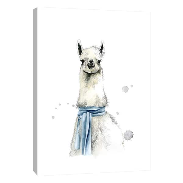 PTM Images 12 in. x 10 in. ''Llama 1'' Printed Canvas Wall Art