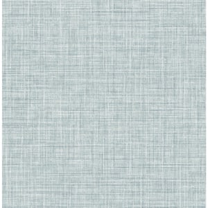 Tuckernuck Slate Linen Non Woven Paper Wallpaper