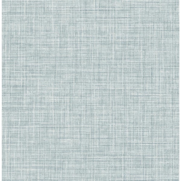 A-Street Prints Tuckernuck Slate Linen Non Woven Paper Wallpaper Sample