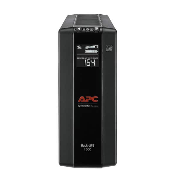 APC Back-UPS Pro 1500VA AVR/LCD Battery Backup/Surge Protector with 5 battery backup outlets, 5 surge outlets(BX1500M)