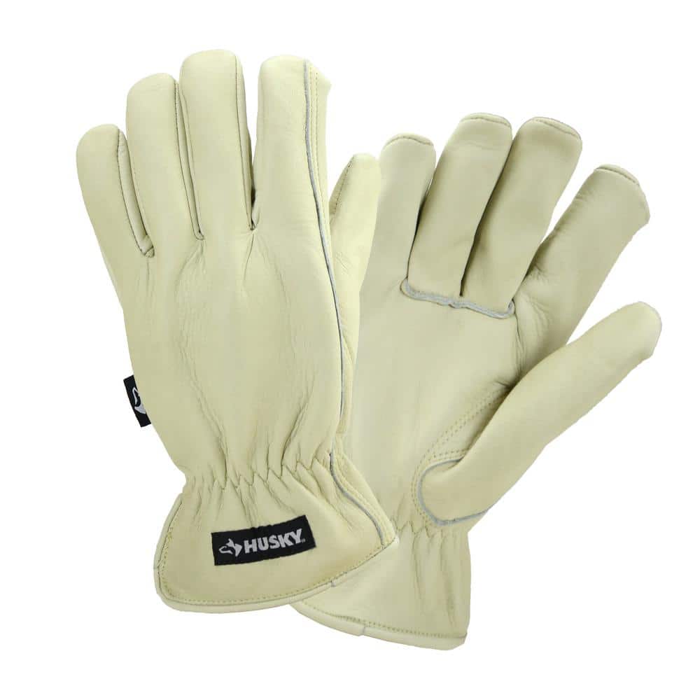 Husky Large Water Resistant Leather Work Glove HK86006-L The