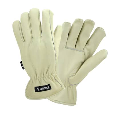Large - Leather - Work Gloves - Workwear - The Home Depot