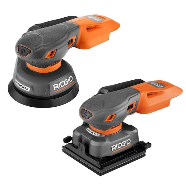 18V SubCompact Brushless Cordless 2-Tool Combo Kit with Random Orbit Sander and 1/4" Sheet Sander (Tools Only)