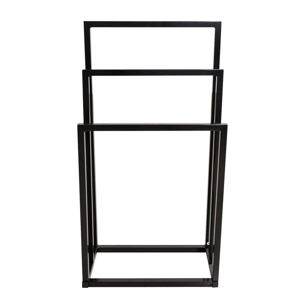 Metal Freestanding Towel Rack 3-Tiers Hand Towel Holder Organizer for Bathr