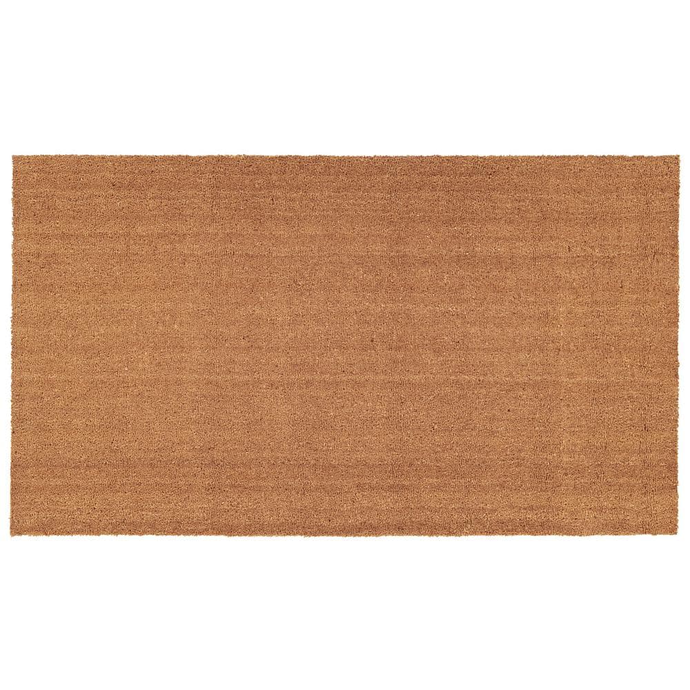 Natural Calloway Mills AZ153552436 Natural Coir with Vinyl Backing Doormat 24 x 36