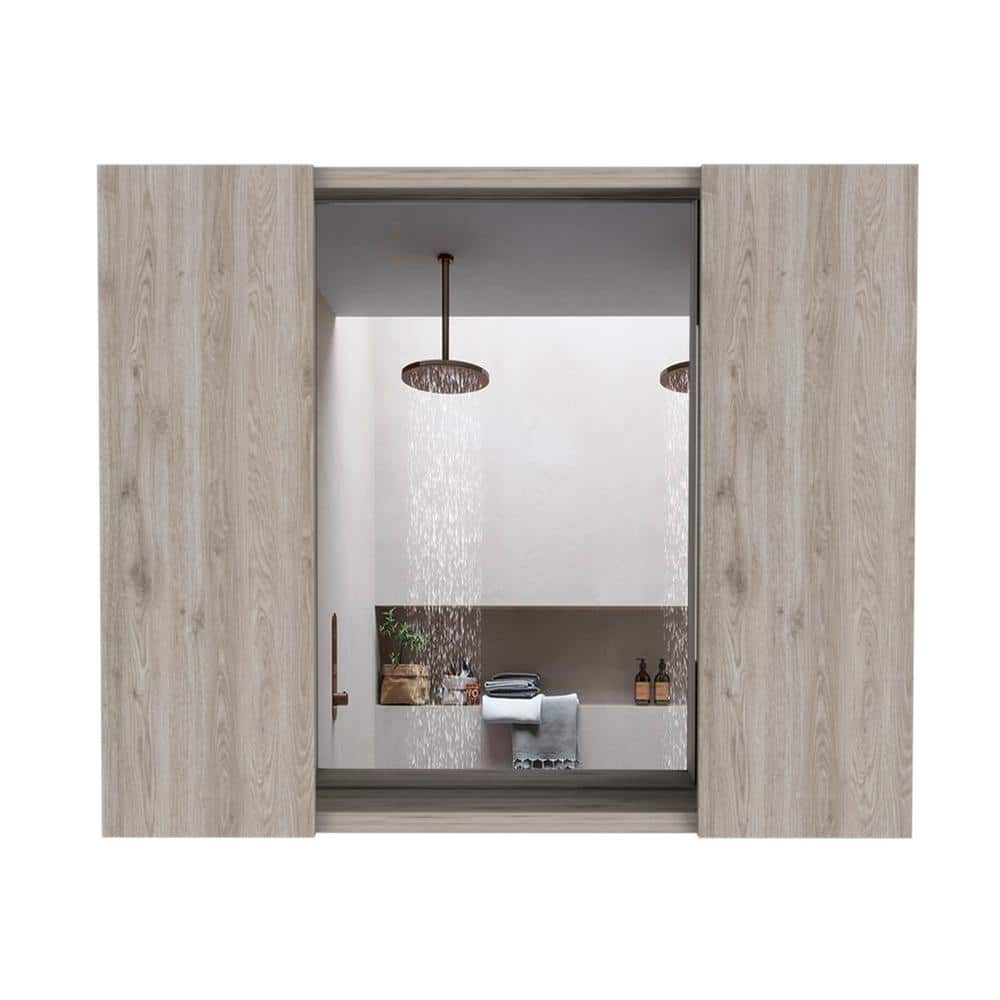 23.62 in. W x 19.52 in. H Rectangular Particle Board Medicine Cabinet with 