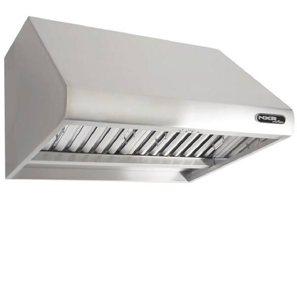 NXR Entree Bundle 36 in. 5.5 Cu. ft. Pro-Style Liquid Propane Range Convection Oven Range Hood in Stainless Steel and Black