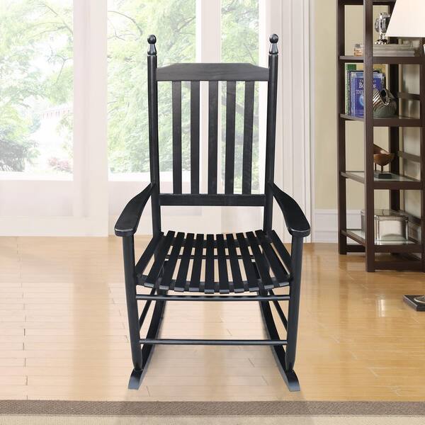 Kids black 2025 rocking chair