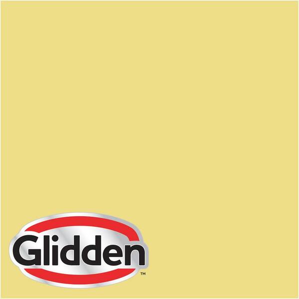 Glidden Premium 1-gal. #HDGG02U Bright Hummingbird Yellow Satin Latex Exterior Paint