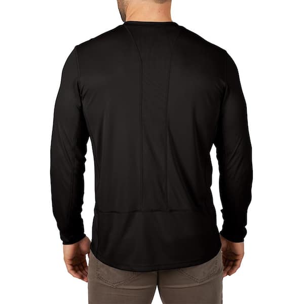 Milwaukee 415B-2X WORKSKIN Lightweight Performance Shirt - Long Sleeve, Black