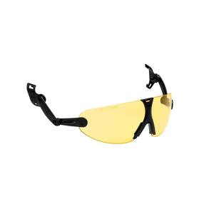 Integrated Protective Eyewear Amber for Hard Hat