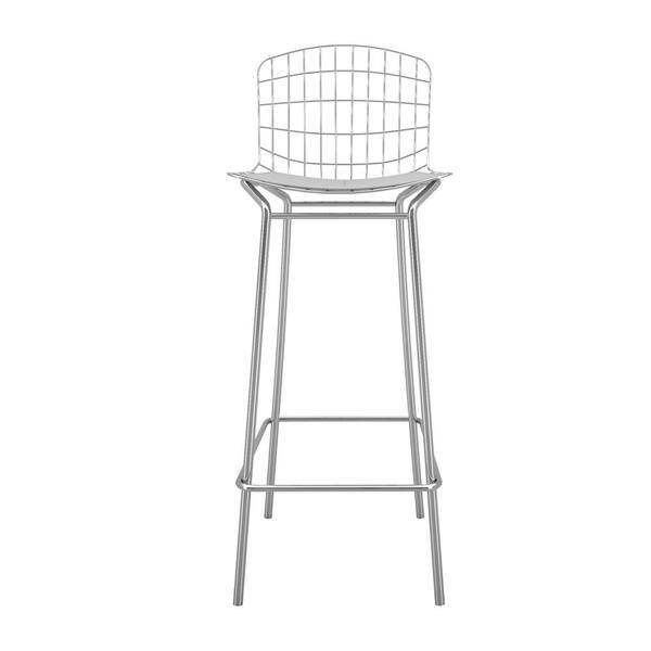 Silver bar stools outlet set of 3