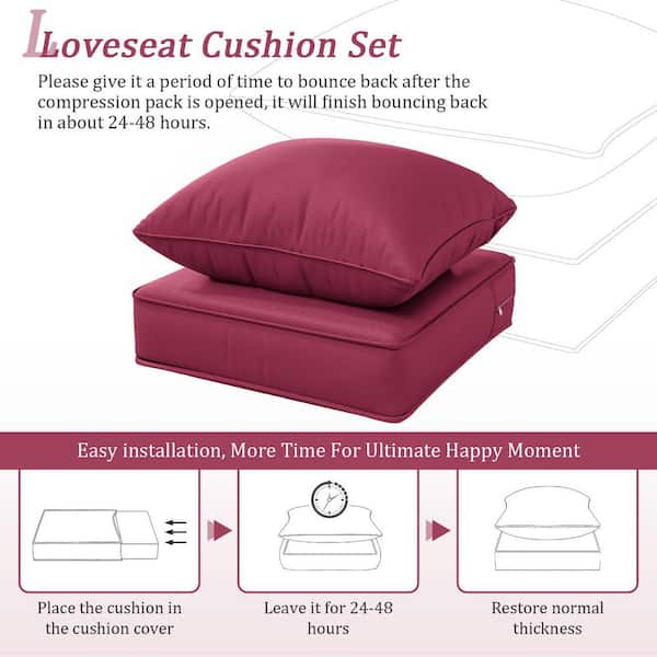 WNP 22 x 22 x Square Outdoor Deep Seating Cushion