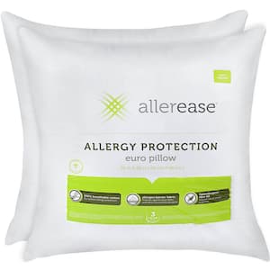 Cotton Hypoallergenic Down Alternative Euro Pillow (Set of 2)