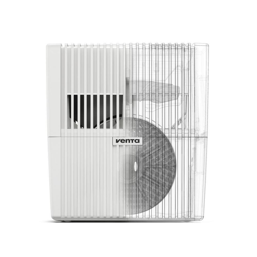White Filter-Free Evaporative Humidifier with Automatic Shutoff