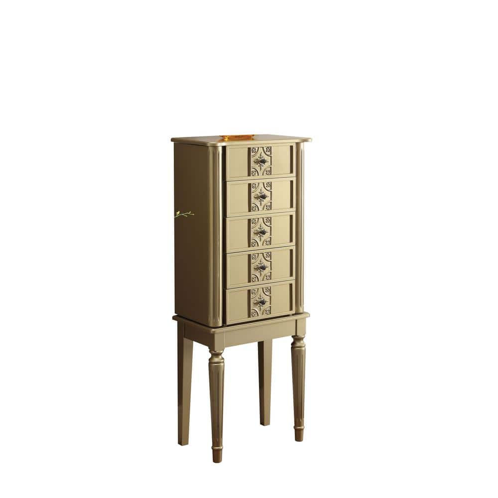 Tammy Gold Jewelry Armoire