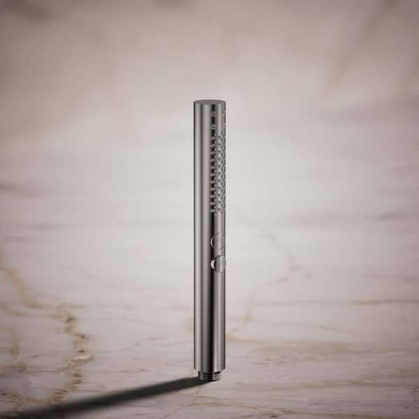 Shift 2-Spray 1.1 in. Single Tub Wall Mount Handheld Shower Head in Vibrant Titanium