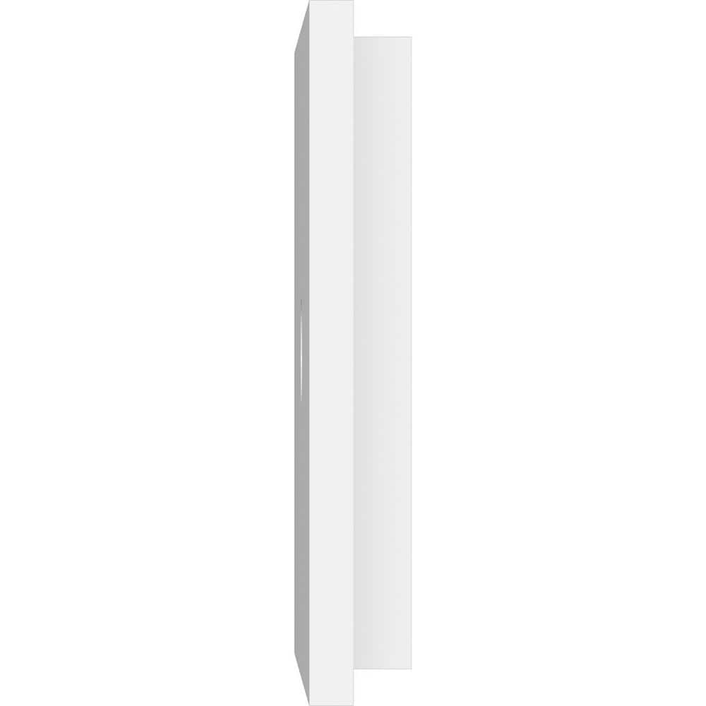 White PVC Rectangle Architectural Ceiling Medallion
