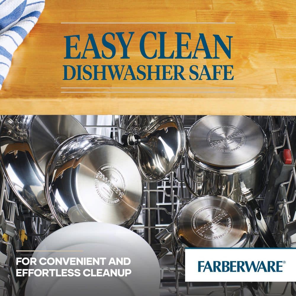 Farberware Classic 2-Quart Silver Stainless Steel Saucepan with Lid